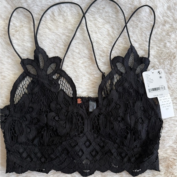 NEW! Free People One Adella Bralette Black small - Picture 5 of 6